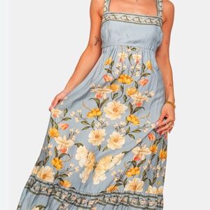 🌺 Farm Rio Maxi Dress – Size L (Large) 🌺